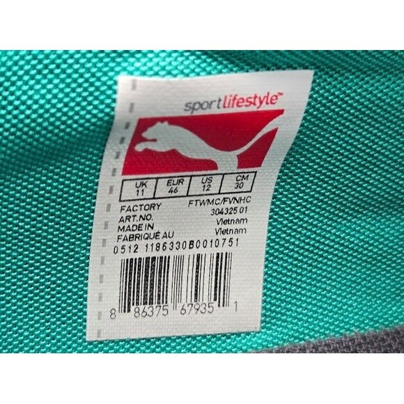 Puma Evospeed Shoes Mens 12 Gray Mercedes AMG Petronas Formula 1 Racing Team main image 5